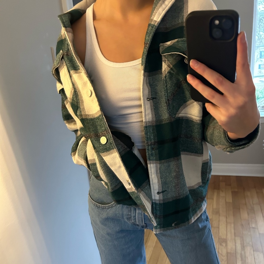 Zara Flannel Coverup